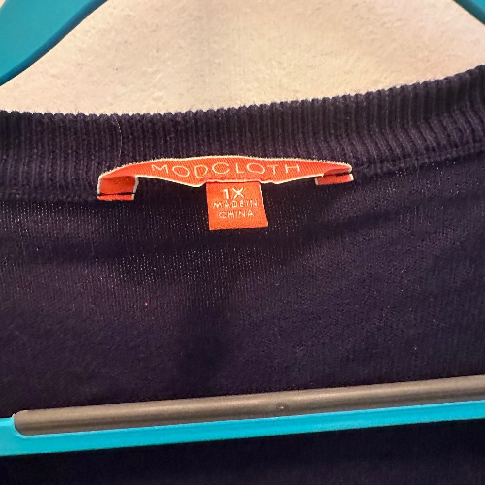 ModCloth Multicolored Cardigan Sweater - Picture 2 of 10